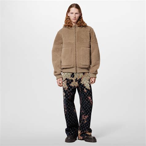 veste louis vuitton homme reversible|Reversible Shearling Hooded Blouson .